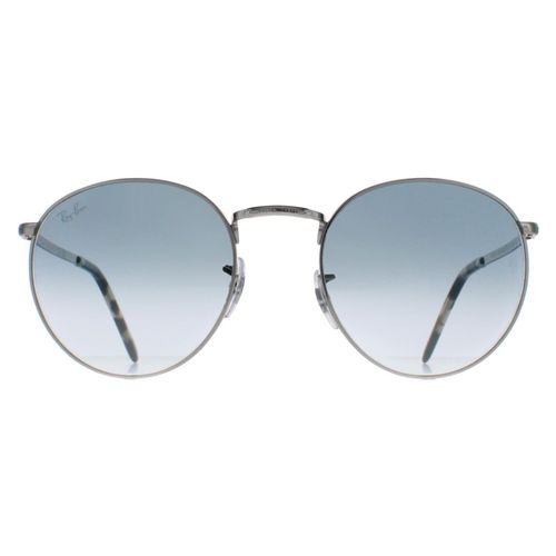 Round Silver Blue Gradient RB3637 New Round - - One Size - Ray-Ban - Modalova