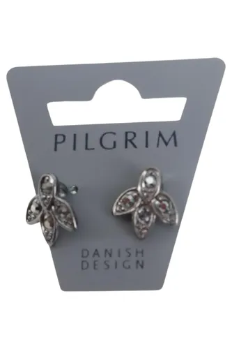 Ohrringe Stud Blütenform Steine Elegant - PILGRIM - Modalova