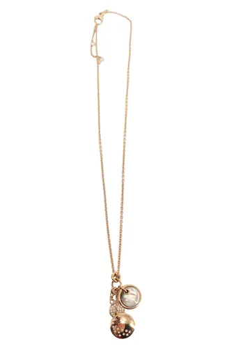 Halskette mit Anhänger, Edelstahl, rosegold, 29 cm - FOSSIL - Modalova