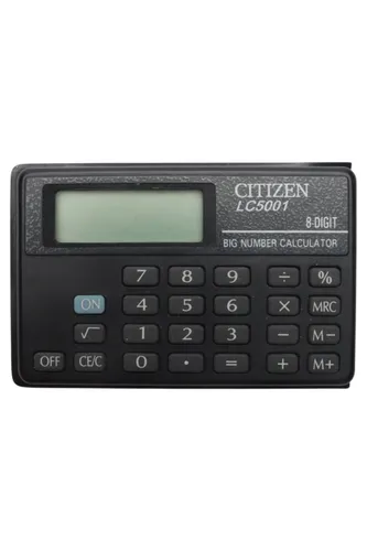 LC5001 Taschenrechner 8-Digit Display Klassisch - CITIZEN - Modalova