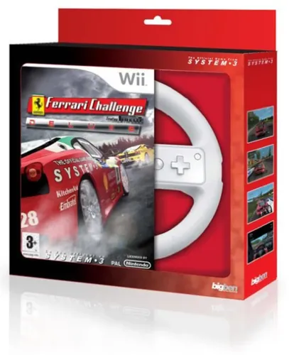 Ferrari Challenge Deluxe Wii Spiel inkl. Lenkrad Rennspiel - NINTENDO - Modalova