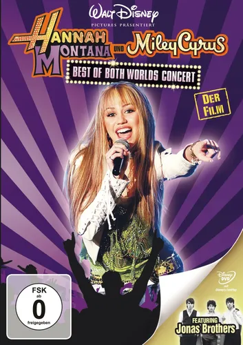 Hannah Montana & Miley Cyrus DVD Best of Both Worlds Concert - Stuffle - Modalova