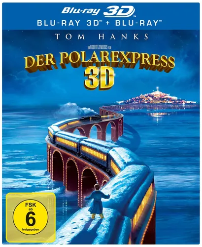 Der Polarexpress 3D Blu-ray - Weihnachtsfilm mit Tom Hanks - WARNER BROS - Modalova