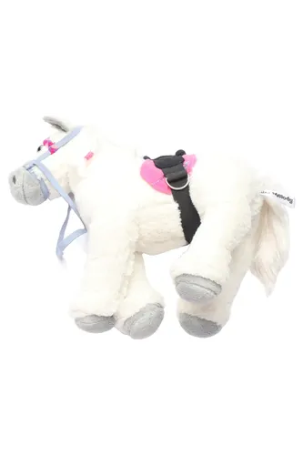 Kuscheltier Pferd 24 cm weiß grau pink - DEPESCHE - Modalova