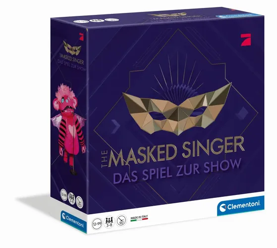 The Masked Singer Gesellschaftsspiel Blau Partyspiel - CLEMENTONI - Modalova