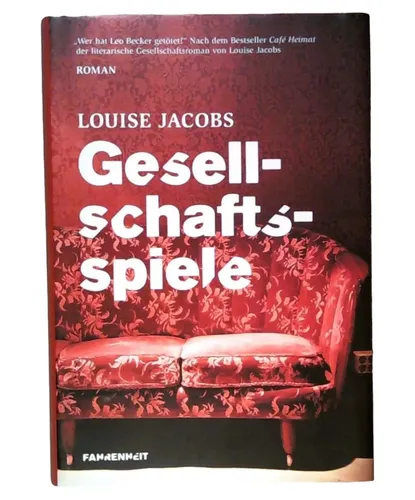 Gesellschaftsspiele Roman Louise Jacobs Hardcover Rot - Stuffle - Modalova