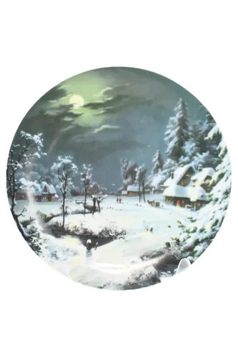 Könitz Sammelteller Winterlandschaft 24 cm Porzellan - KÖNITZ - Modalova