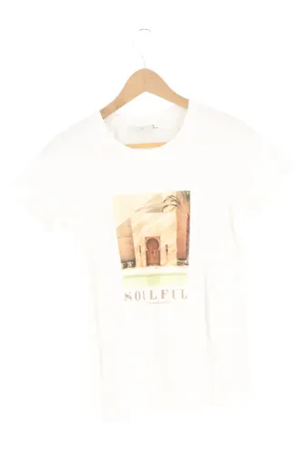 T-Shirt Damen Gr. S Casual Print Sommer - KAFFE - Modalova
