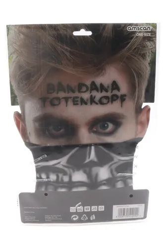 Bandana Totenkopf Herren One Size - AMSCAN - Modalova