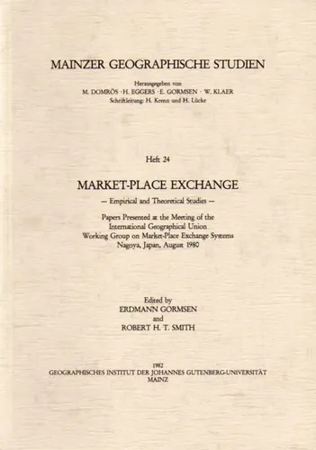 Market-Place Exchange - Empirical Studies - MAINZER GEOGRAPHISCHE STUDIEN - Modalova