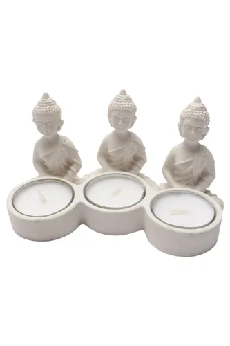 Teelichthalter Buddha Keramik Deko Neu - XXL LUTZ - Modalova