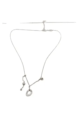 Halskette mit Anhänger Silber 24 cm - FOSSIL - Modalova