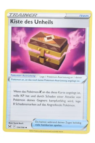 Pokémon TCG Kiste des Unheils Sammelkarte Gelb/Lila - POKÉMON - Modalova