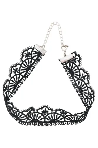 Damen Halskette Spitze Vintage Elegant Gothic - STUFFLE - Modalova