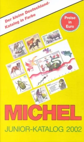 Junior-Katalog 2002 Briefmarken Taschenbuch Gelb - MICHEL - Modalova