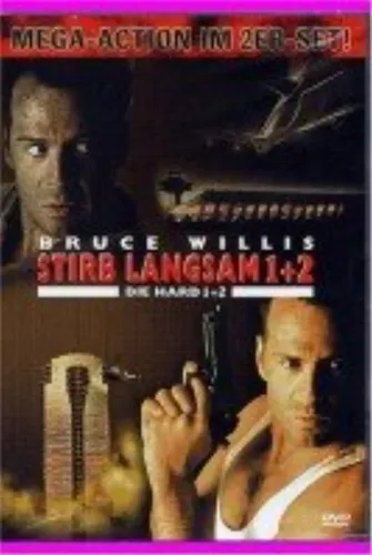 Stirb Langsam 1+2 DVD Set, Bruce Willis, Action Thriller, Kult - FLOHHAUS - Modalova