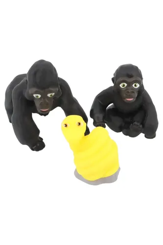 Spielfiguren-Set Gorilla Schlange Gelb - MARKENLOS - Modalova