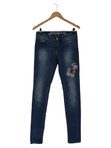 Jeans Slim Fit Damen W27 Floral - DESIGUAL - Modalova