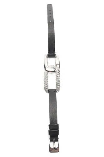 Armband, 20 cm, Schwarz, Leder, Elegant, Modern - SWAROVSKI - Modalova