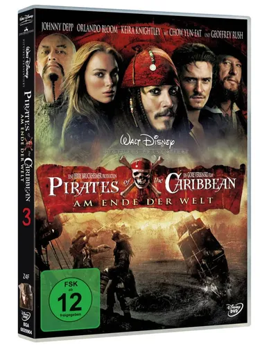 Pirates of the Caribbean 3 DVD Schwarz Einzel-DVD - DISNEY - Modalova