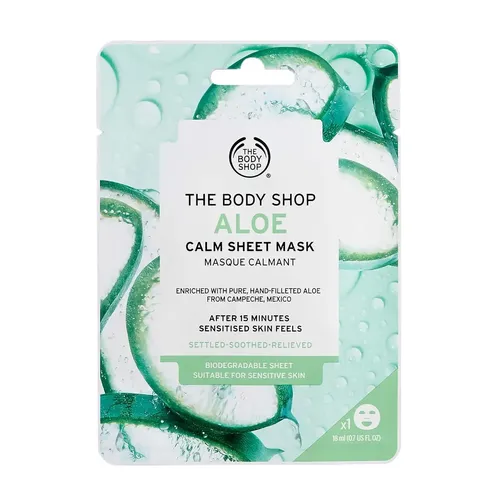 Aloe Calm Sheet Mask 18 ml Gesichtsmaske - THE BODY SHOP - Modalova
