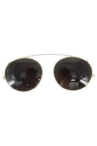 Sonnenbrille Damen Gold Schwarz Vintage - BROOKS BROTHERS - Modalova