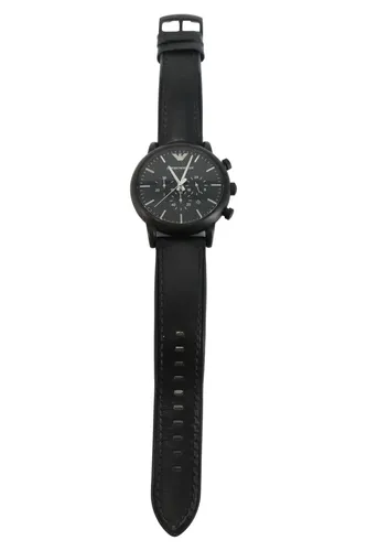 Armbanduhr AR1970 Herren Edelstahl Leder - EMPORIO ARMANI - Modalova