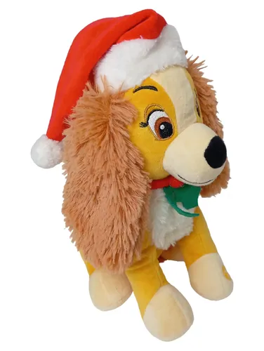 Kuscheltier Hund mit Weihnachtsmütze 26 cm - DISNEY - Modalova