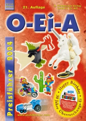O-Ei-A 2004 Preisführer Überraschungsei Sammelfiguren - PLATZBECKER - Modalova