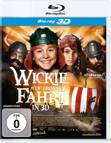 Wickie auf großer Fahrt 3D Blu-ray - Familien Abenteuerfilm - CONSTANTIN FILM - Modalova