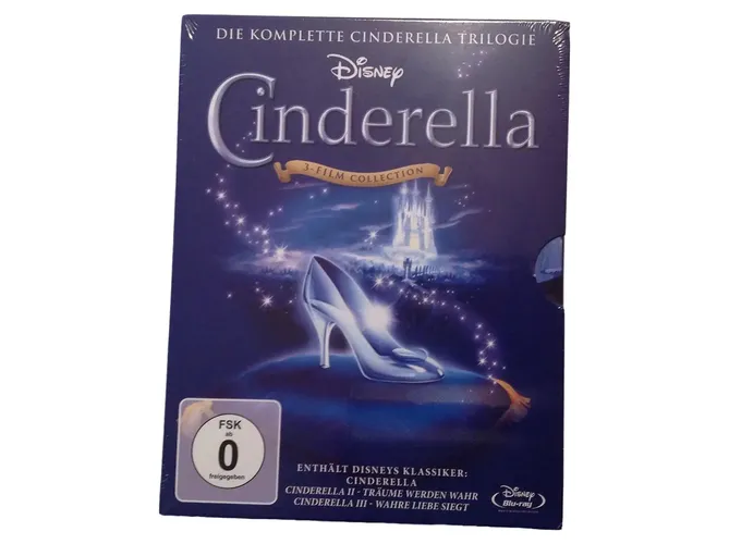 Cinderella Trilogy Blu-ray Box, Märchen Klassiker, FSK 0 - DISNEY - Modalova