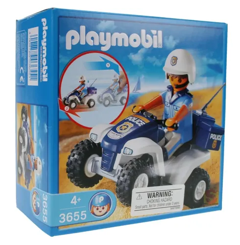 Polizei-Quad Spielzeugfigur Multicolour - PLAYMOBIL - Modalova