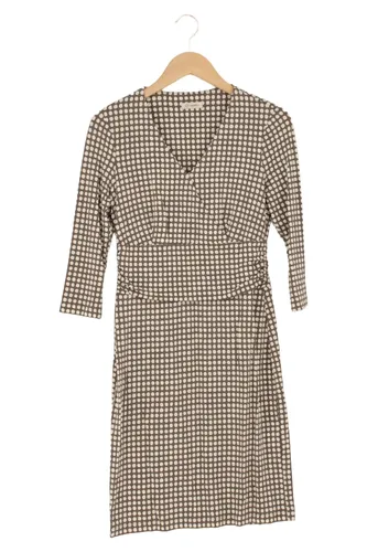 Damen Midi-Kleid Gr. 42 Viskose-Elastan Geometrisch - CAPPELLINI - Modalova