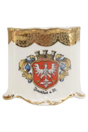 Vase Wappen Frankfurt a. M. 7 cm - BAVARIA PORZELLAN - Modalova