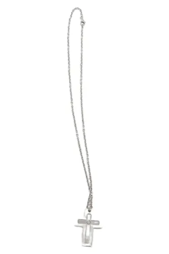 Halskette Kreuz Anhänger Uni Elegant 51 cm - NOMINATION - Modalova