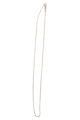 Elegante Damen Halskette 925 Silber 40 cm Goldfarben Minimalistisch - Stuffle - Modalova