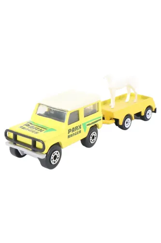 Park Jeep mit Anhänger & Pferd Spielzeugauto Gelb - MATCHBOX - Modalova