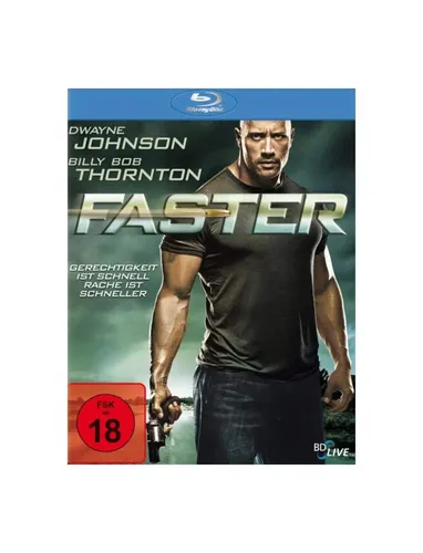 Faster Blu-ray Actionthriller Dwayne Johnson Billy Bob Thornton - Stuffle - Modalova