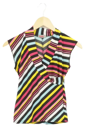 T-Shirt Damen XS Gestreift V-Ausschnitt - SKANDAL - Modalova