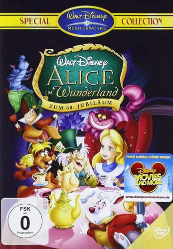 Alice im Wunderland DVD 60. Jubiläum - WALT DISNEY - Modalova