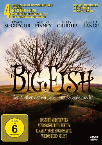 Big Fish DVD 2004 Abenteuer Tim Burton Gelb Ewan McGregor - Stuffle - Modalova