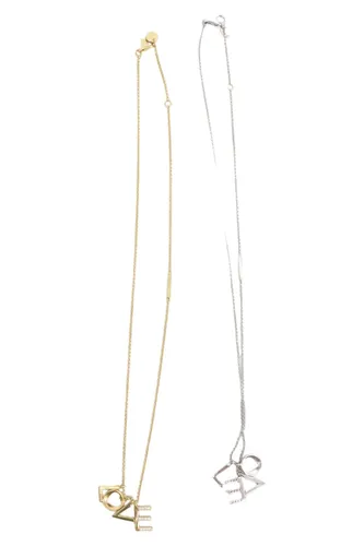 Halskette mit Anhänger Set Silber Damen Schmuck - ESPRIT - Modalova