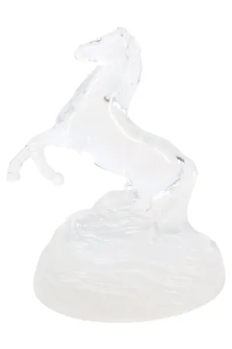 Glas Dekofigur Pferd 17cm - CRISTAL DE FLANDRE - Modalova