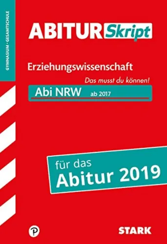 AbiturSkript Erziehungswissenschaft NRW 2019 Rot - STARK - Modalova