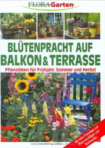 Flora Garten Buch 'Blütenpracht auf Balkon & Terrasse' Hardcover - Stuffle - Modalova
