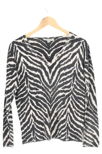 Damen Pullover Gr. 38 Zebra-Muster Langarm - COMMA - Modalova