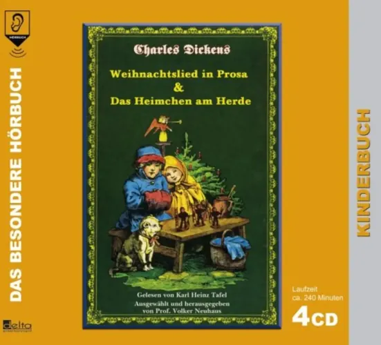 Charles Dickens Hörbuch Weihnachtslied & Heimchen am Herde 4CD - DELTA MUSIC - Modalova