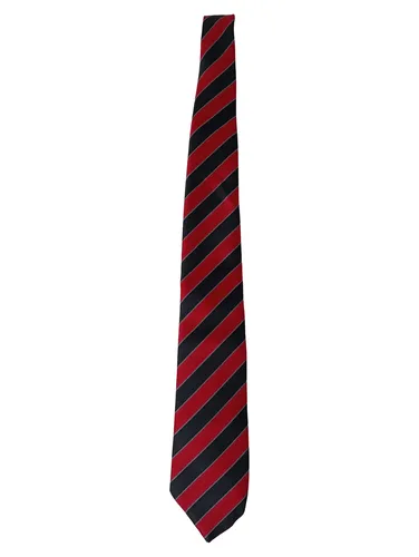 Herren Krawatte 150cm Rot Gestreift Polyester - SENATOR - Modalova