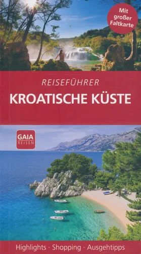 Reiseführer Kroatische Küste - Faltkarte, Tipps, Rot - GAIA - Modalova