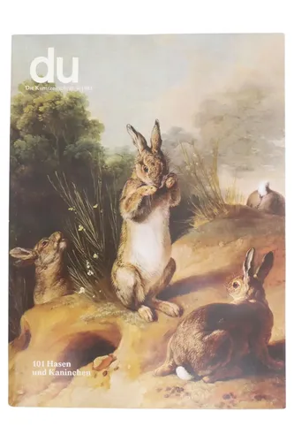 Du Kunstzeitschrift 4/1983 Hasen Kaninchen Vintage Sammlerstück - Stuffle - Modalova